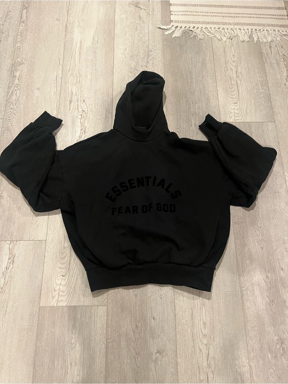 Essentials Fear of God Black Hoodie